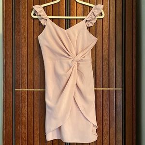 MISS BEHAVE GIRLS’ BLUSH DRESS